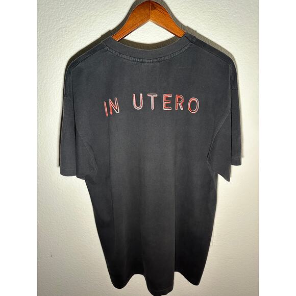 Nirvana In Utero 1993 Vintage Reprint Single Stitch T-shirt Giant - Picture 2 of 6